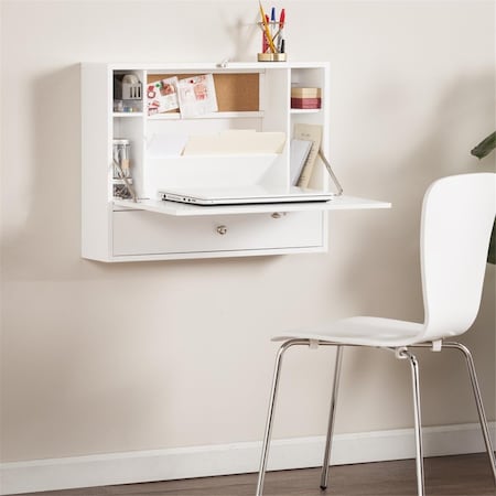 Gfancy Fixtures White Wall Mount Folding Desk GF3101176